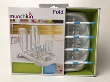 NEW Baby Bottle Drying Rack Munchkin Fold Plastic.