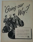 1945 WWII Bell Telephone military soldiers sailor army uniforms vintage ad