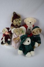Variety Of 5 Christmas Plush Bear Lot