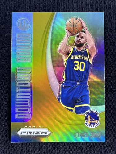 10/10 ≈1/1 ! 2024-25 Panini Prizm DECA Stephen Curry #4 Gold Downtown Bound