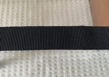 3CM Elasbelt Furniture Webbing - BLACK: By the Yard