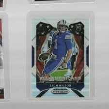 Zach Wilson ROOKIE 2021 Prizm Draft Picks All American SILVER PRIZM #182 Jets