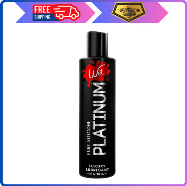 Platinum Silicone Based Lube 9 Oz Bottle, Ultra Long Lasting