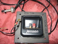 Jensen Model 23 vintage 1975 crossover M1999, jack plate, tweeter control, wires