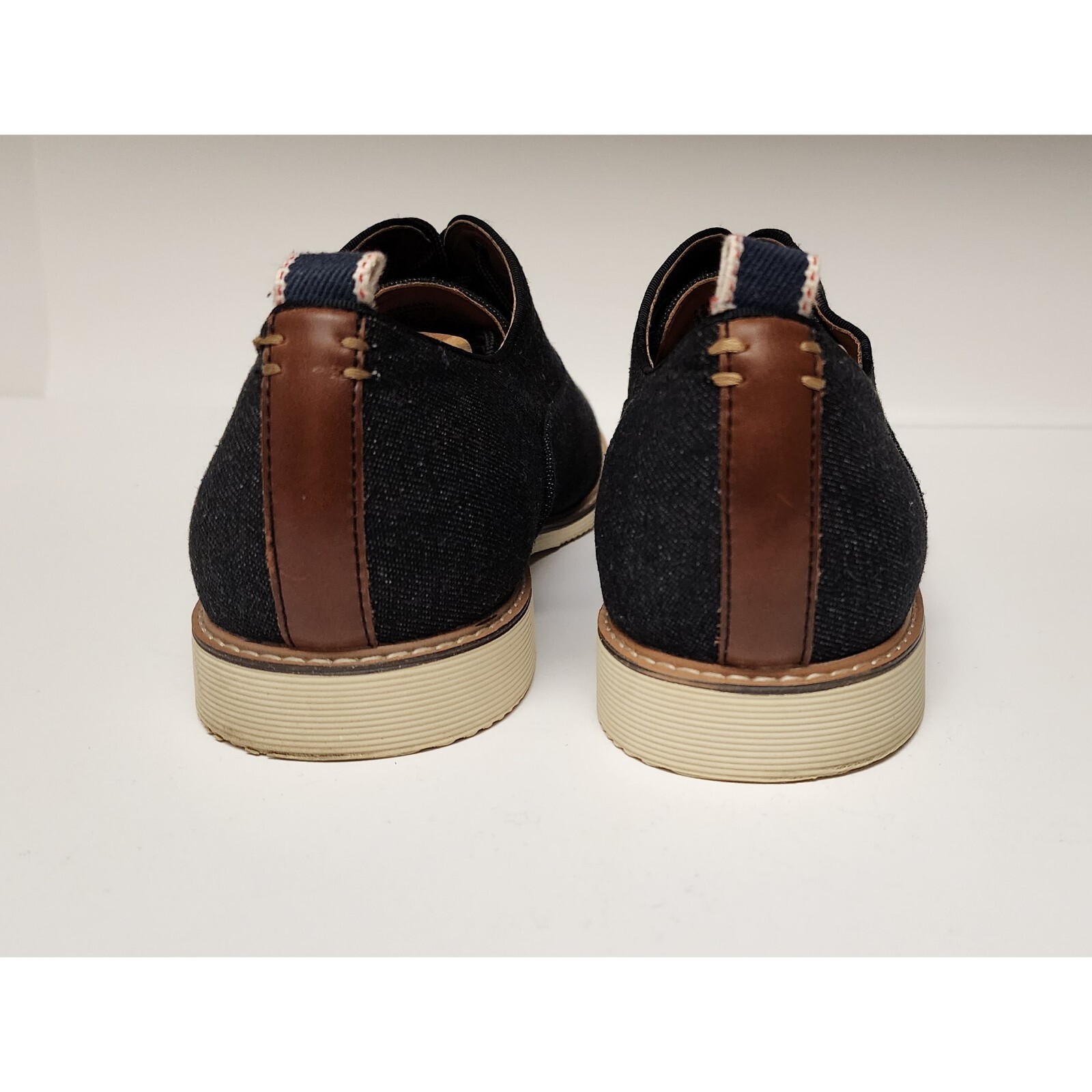 SAOLA Steve Madden scarpe stringate uomo Nevelle Derby Oxford testurizzate nere taglia 13