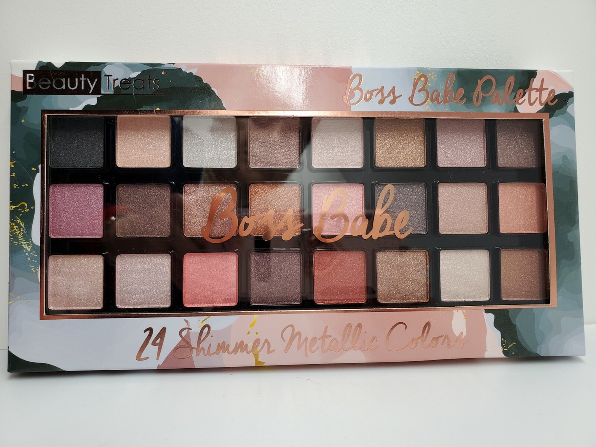 BEAUTY TREATS Boss Babe Palette 24 Shimmer Metallic Colors