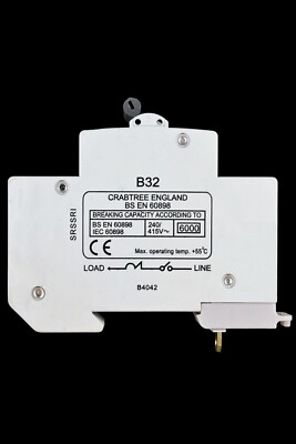 CRABTREE 32 AMP TIPO B 6 KA MCB INTERRUTTORE CIRCUITO STARBREAKER - Foto 5