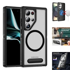 Case For Samsung Galaxy S25 Ultra S25+ MagSafe Shockproof Heavy Duty Stand Cover