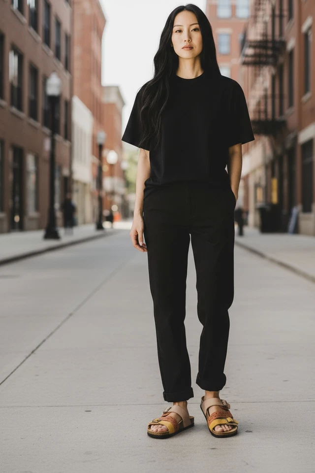 Sandalias de cuero Earth Origins Beach Festival Starppy 9M Orono Felix nuevas ámbar Foto 3 de 4