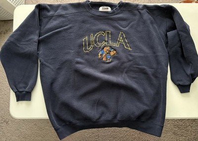 VINTAGE UCLA SWEATSHIRT DARK NAVY BLUE XXL 1996 TEAM EDITION MADE IN USA