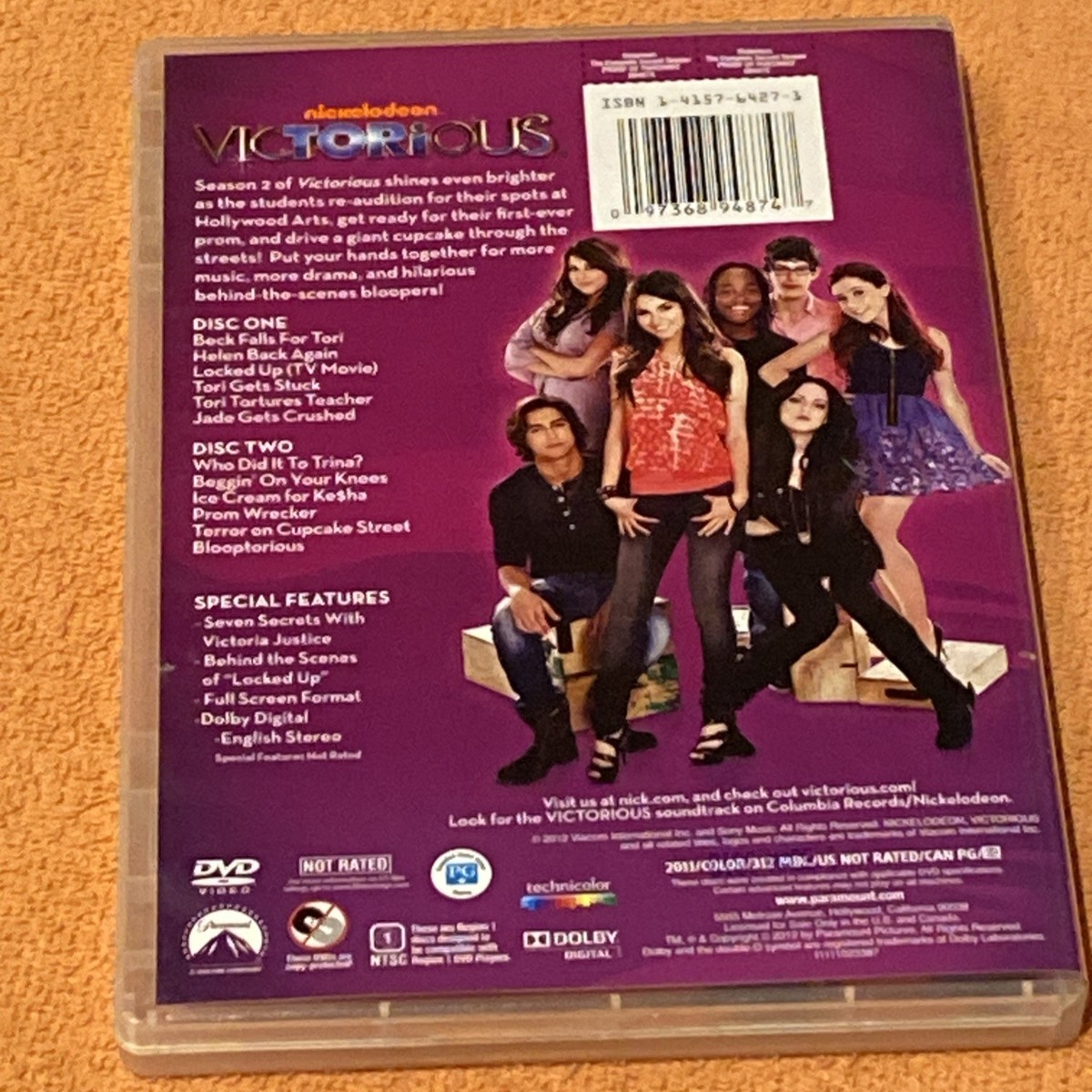 Victorious The Complete Second 2 Season DVD Set Nickelodeon | eBay