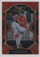 2021 Panini Select Concourse Red Prizm 124/199 Johan Oviedo #41 0t2