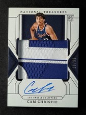 2024-25 National Treasures CAM CHRISTIE 10/99 Rookie RC Patch On Card Auto #109