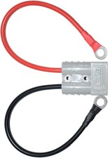 10 AWG 2M/6.5FT Battery Adapter Cable ORing Terminal To 45A Connector Wire