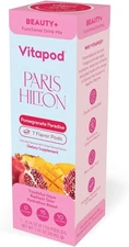 Lot Of 10 Vitapod Beauty+ Paris Hilton POMEGRANATE PARADISE.  70 Pods. Exp. 9/26