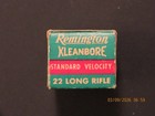 EMPTY Vintage Remington Kleanbore Standard Velocity .22 LR 50 Round Box — photo 6