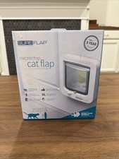 SureFlap SUR001 Microchip Cat Flap Pet Door -White