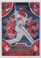 2019 Panini Chronicles Crusade Blue Ice Prizm 91/99 Juan Soto #17 o7m