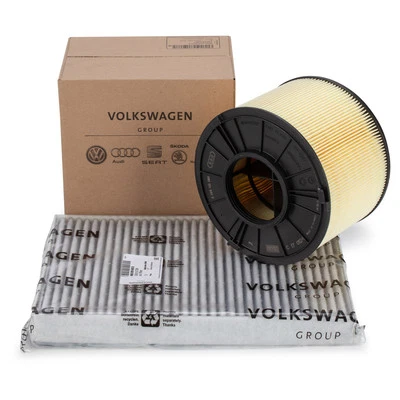 ORIGINAL Audi Innenraum + Luftfilter A4 (B9) A5 (F5) 2.0/35-45 TFSI 150-265 PS - Bild 1 von 3