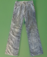 Vintage Levi  s Gray Corduroy Pants 28x30 Straight Leg 90s High Rise