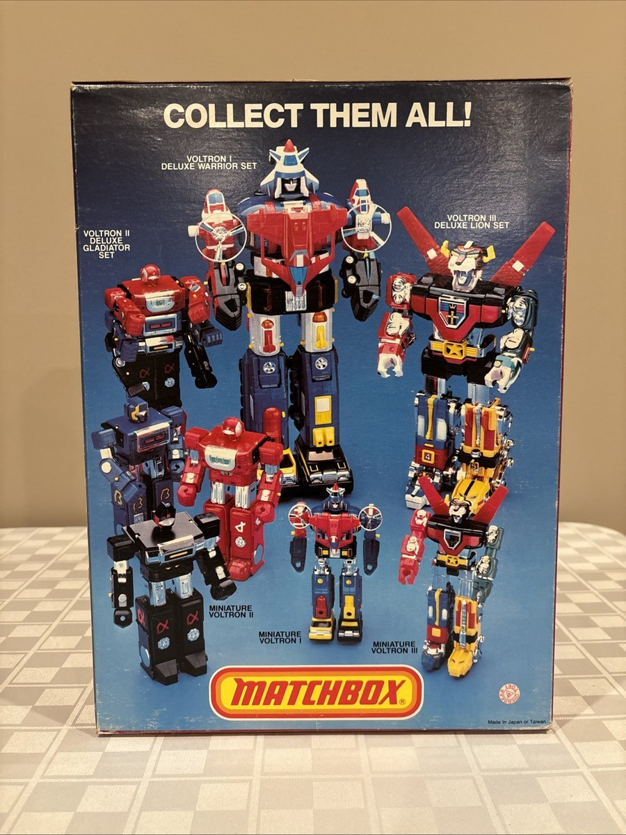 RARE Vintage 1984 Matchbox Voltron II The Deluxe Gladiator Set