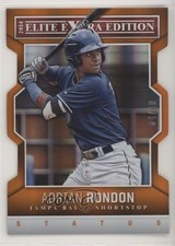 2014 Panini Elite Extra Edition Status Orange Die-Cut /10 Adrian Rondon #99