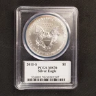 2011-S American Silver Eagle - PCGS MS 70 - Mercanti Signature - FREE SHIPPING!