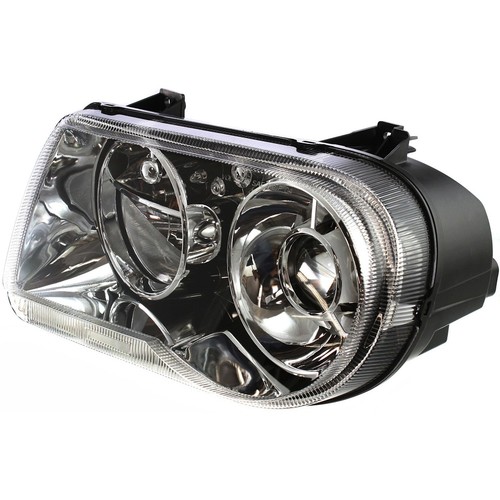 Halogen Headlight Set For 2005-2010 Chrysler 300 C Models w/ Delay Option LH RH - Picture 4 of 12