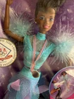Barbie Doll Olympic USA Skater #18503 Vintage African American Mattel 1997