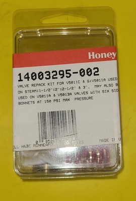 Honeywell 14003295-002 Repack Kit 3/8'' Stem Globe Valve UPC 085267011389