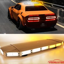 27 Strobe Light Bar Amber White Emergency Beacon Warn Tow Truck Response 64led