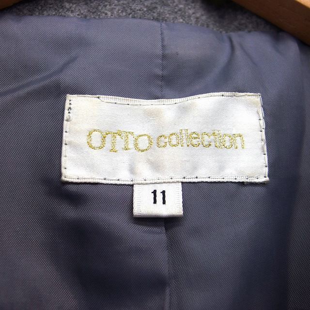 Otto Collection Wool Blend Patterned Long Coat Gr… - image 3