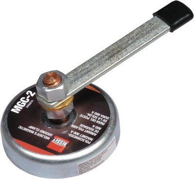 800 AMP MGC-2 Magnetic Ground Clamp, 55 Pound Pull Magnet