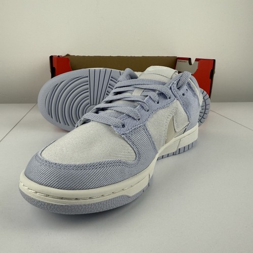 Nike Dunk Low Denim Ghost Summit Blanco Platino Tinte Entrenadores Talla 6 Reino Unido - Imagen 6 de 20