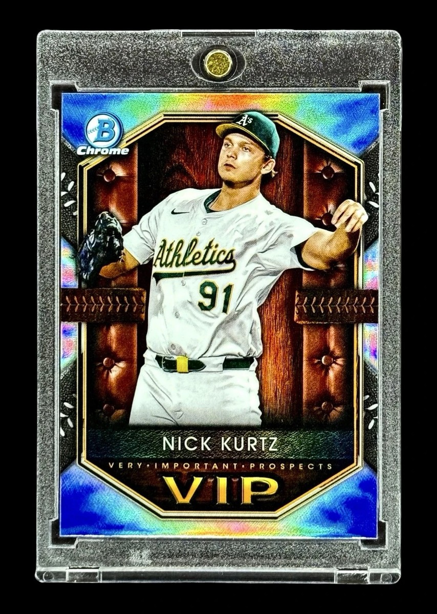 Nick Kurtz RARE ROOKIE REFRACTOR INVESTMENT CARD SP ATHLETICS MINT