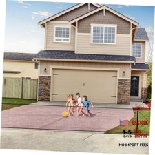 Driveway Net for Kids Safety, Driveway Gate to Help Stop Basketballs 20FT Red