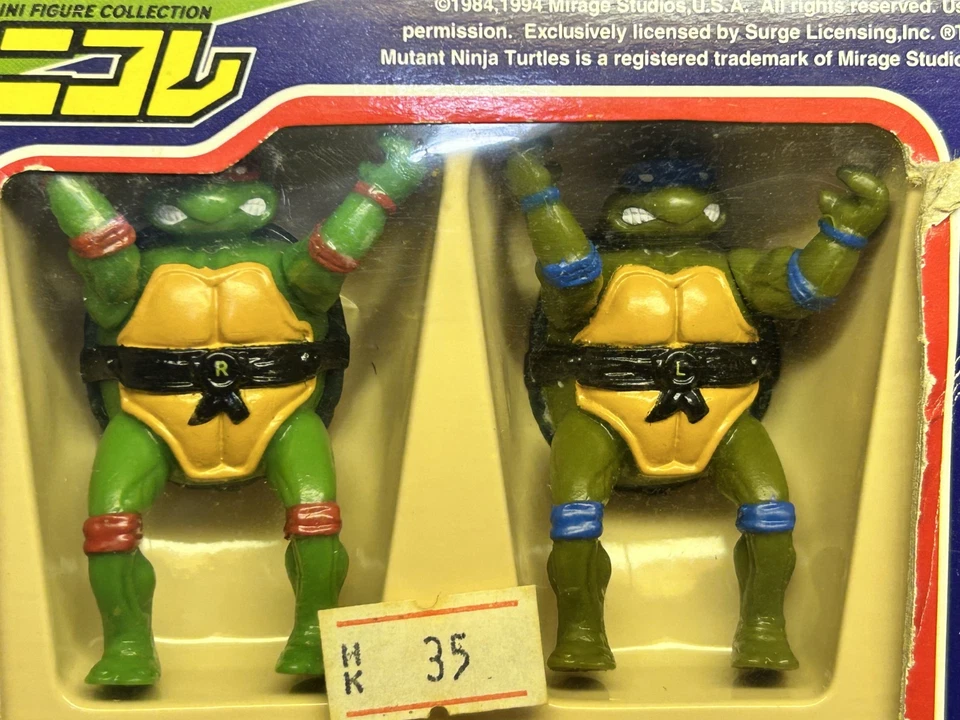 Mini Figura Colección Tortugas Ninja Adolescentes Mutantes Takara 1994 Foto 2 de 4