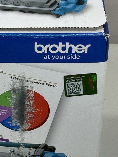 Brother Toner Cartridge TN-225C Cyan Blue OEM Genuine High Yield Color Toner - 第 5/8 張圖片