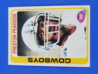 1978 TOPPS FOOTBALL #445 PRESTON PEARSON HIGH GRADE NEAR MINT NRMT