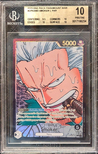Smoker (Alternate Art) graded BGS 10 for sale on eBay
