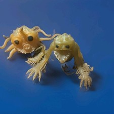 Topps Rubber uglies Jiggler Monster Finger Puppets Figure vintage 1960s x 2