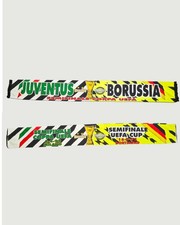 Juventus Vs Borussia Dortmund UEFA Cup Semi Finals 1995 Vintage Scarf Sciarpa 