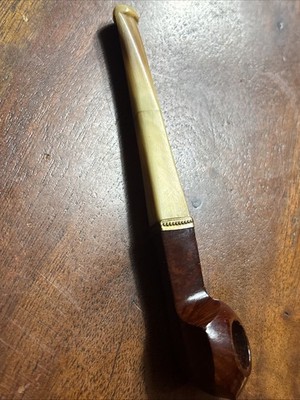 VINTAGE BRUYERE GARANTIE MINI 6 SIDED BULLDOG, SQUARE STEM 5 5/32'' USED