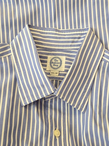The Andover Shop Lot of 2 Long Sleeve Button Front Shirts Mens 16.5 ~ 34/35 VTG - Picture 8 of 20