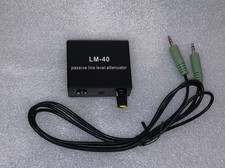 Audio Passive Attenuator Line Output Signal Speaker Mic High Low level Converter