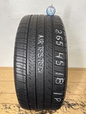 1 Tire 265 45 18 Michelin Pilot Sport All Season 4 50-55 Tread Left 104y