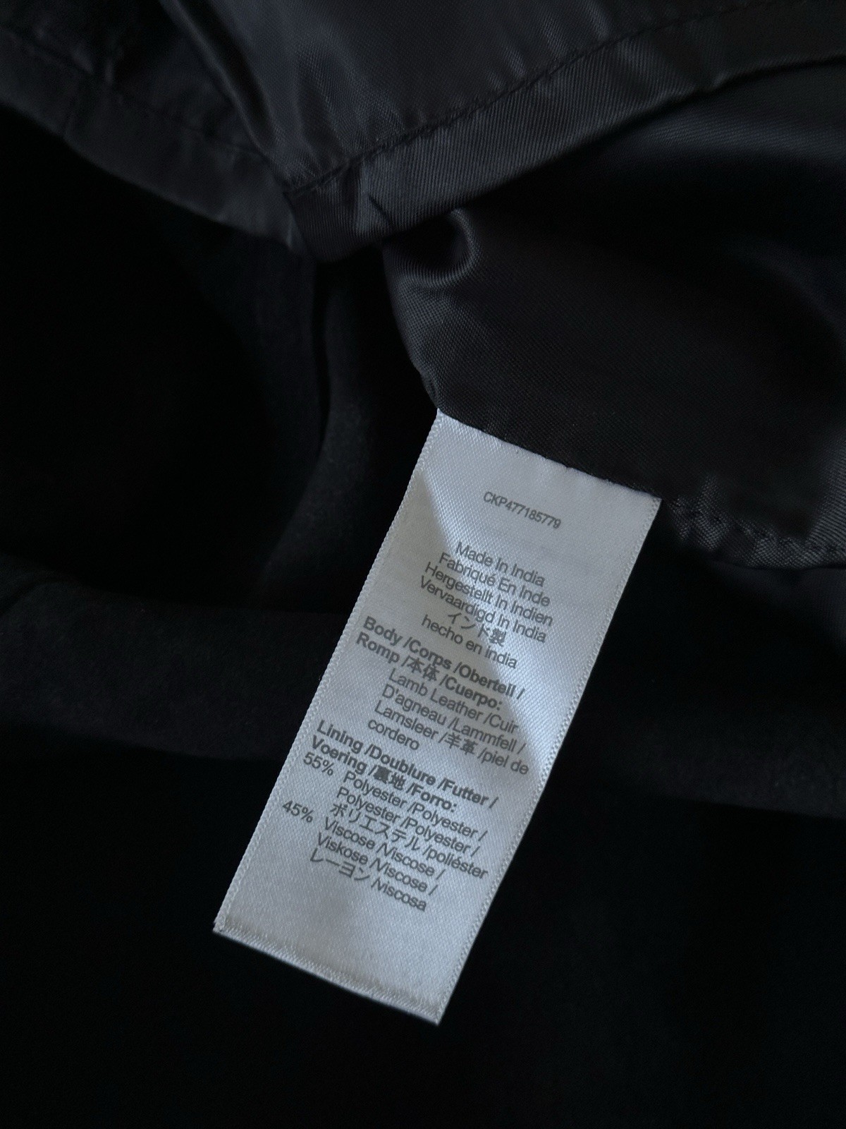 Madewell Womens $498 Real Leather Midi Skirt Black Size US 6 / 28" image 3