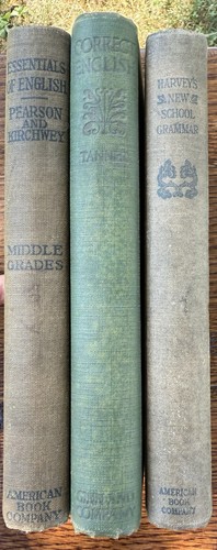 Antique English Grammar School Books 1900–1928 Harvey Tanner Pearson Kirchwey - Picture 3 of 15