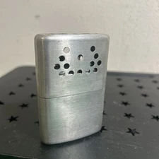 Vintage 1960’s JON-E Silver Metal Hand Warmer Aladdin Mfg co.