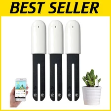 Smart Plant Care Sensor: 4 in 1 Moisture, Temperature, Light & Fertility Monitor
